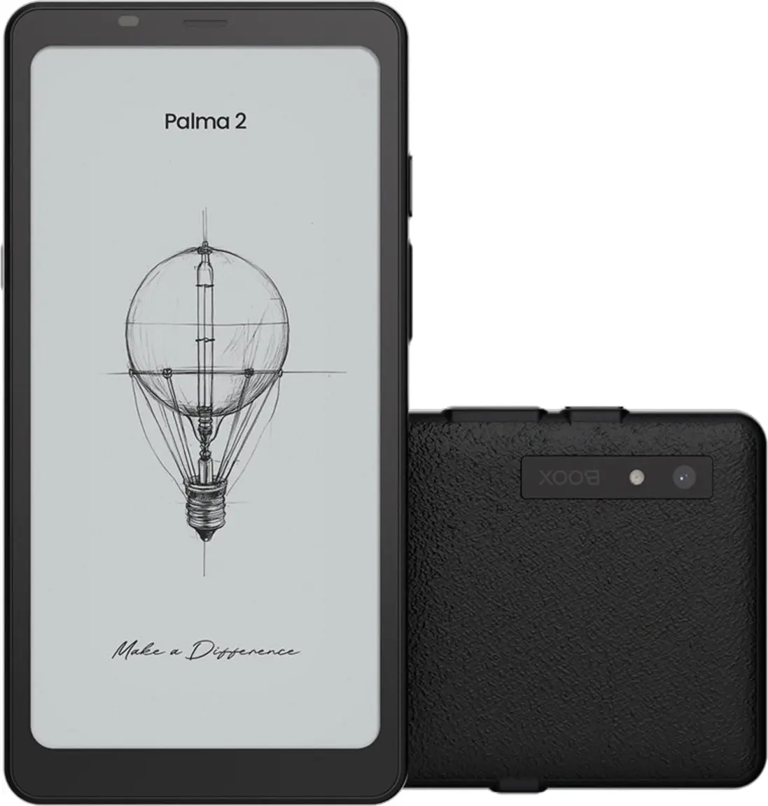 ONYX BOOX Palma 2 Mobile ePaper E-Reader, 6,13 inchi E Ink Carta 1200, 300 PPI, Octa-Core, 6 GB RAM, 128 GB, Android 13, senzor de amprentă - negru