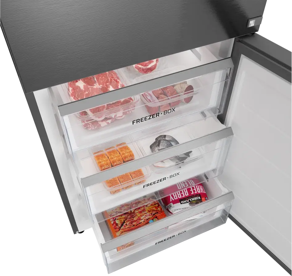 Teka RBF 64650 SS Free-standing Combi Refrigerator with Bottom Freezer, Total No Frost, Inverter Motor, Stainless Steel, Energy Class C, 401L