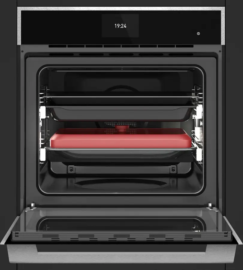 Cuptor Electric Multifunctional Teka iOVEN P SurroundTemp, Capacitate 70L, Clasa Energetică A+, Curățare DualClean Piroliză și HydroClean PRO, Control TFT Touch, Cristal Black