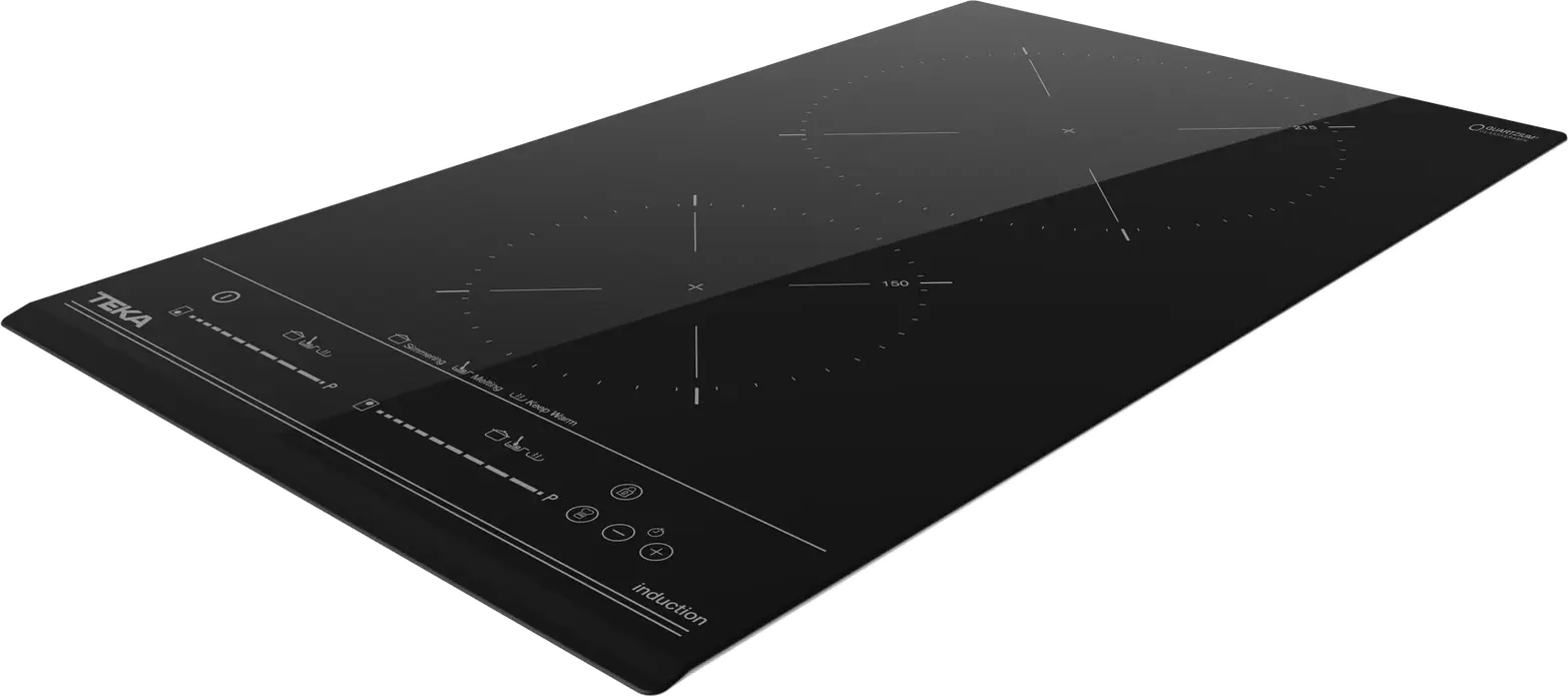 Teka IZC 32310 MSP Induction Cooktop, 2 Zones with Booster, Multislider Touch Control, Black Glass, 30cm Width, Vessel Optimization & Child Lock