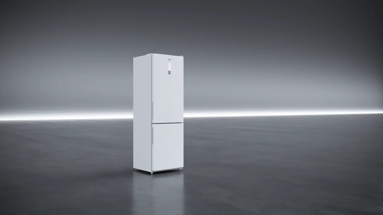 Frigider Combinat Teka NFL 345 C, Full No Frost, Control Electronic, Iluminare LED, Clasa Energetică E, Capacitate Netă 302L, Dimensiuni 188x59.5x63.5 cm