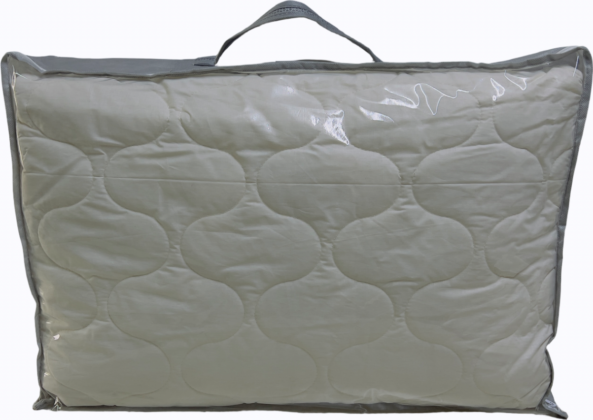 Cuvertura cu Plapum din Lana de Oi KIVRAK, Umplutura 100% Lana Naturala Tsigai, Covor Bumbac Ranfors Turcesc, 220 x 240 cm Euro Maxi, Primavara-Vara