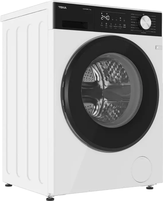 Masina de spalat rufe Teka WM 20841 W EU cu capacitive 8kg, Motor Inverter, 1400 rpm, Tehnologie SteamCare si SmartWash, 15 Programe, Alba