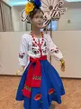 Benefis J 0361 Moldovan National Traditional Skirt for Women and Girls, Dark Blue with Red Poppy Floral Embroidery, Natural Materials