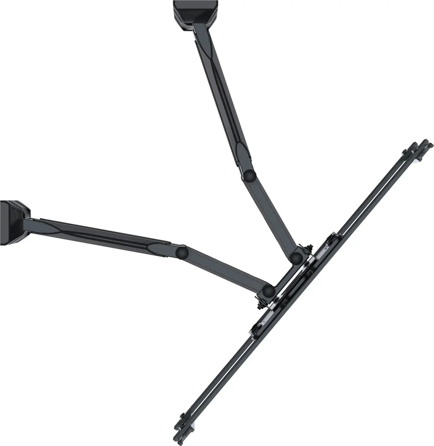 Suport TV de perete Gembird WM-75ST-02 cu braț dublu mobil pentru ecrane 32-75 inch, VESA pana la 600x400mm, Capacitate 45kg, Înclinare -5/+8 grade, Negru