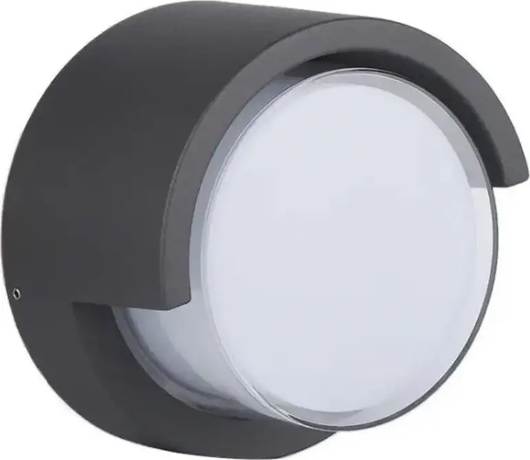 ProLed Otto Rondo WL-1177Y Outdoor LED Wall Light, 12W SMD, IP55 Waterproof, Die-Cast Aluminum, Round Architectural Facade Luminaire
