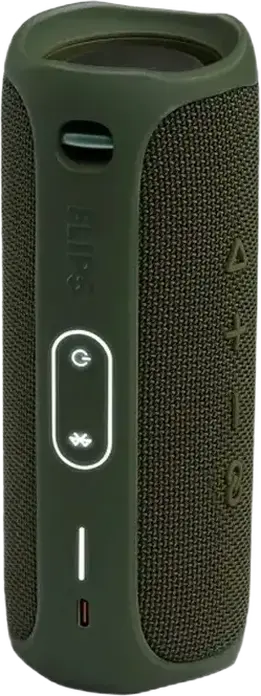 JBL Flip 5 Portable Bluetooth Speaker, Green, 20W RMS, IPX7 Waterproof, 12h Battery Life, PartyBoost Stereo Pairing, USB Type-C Charging