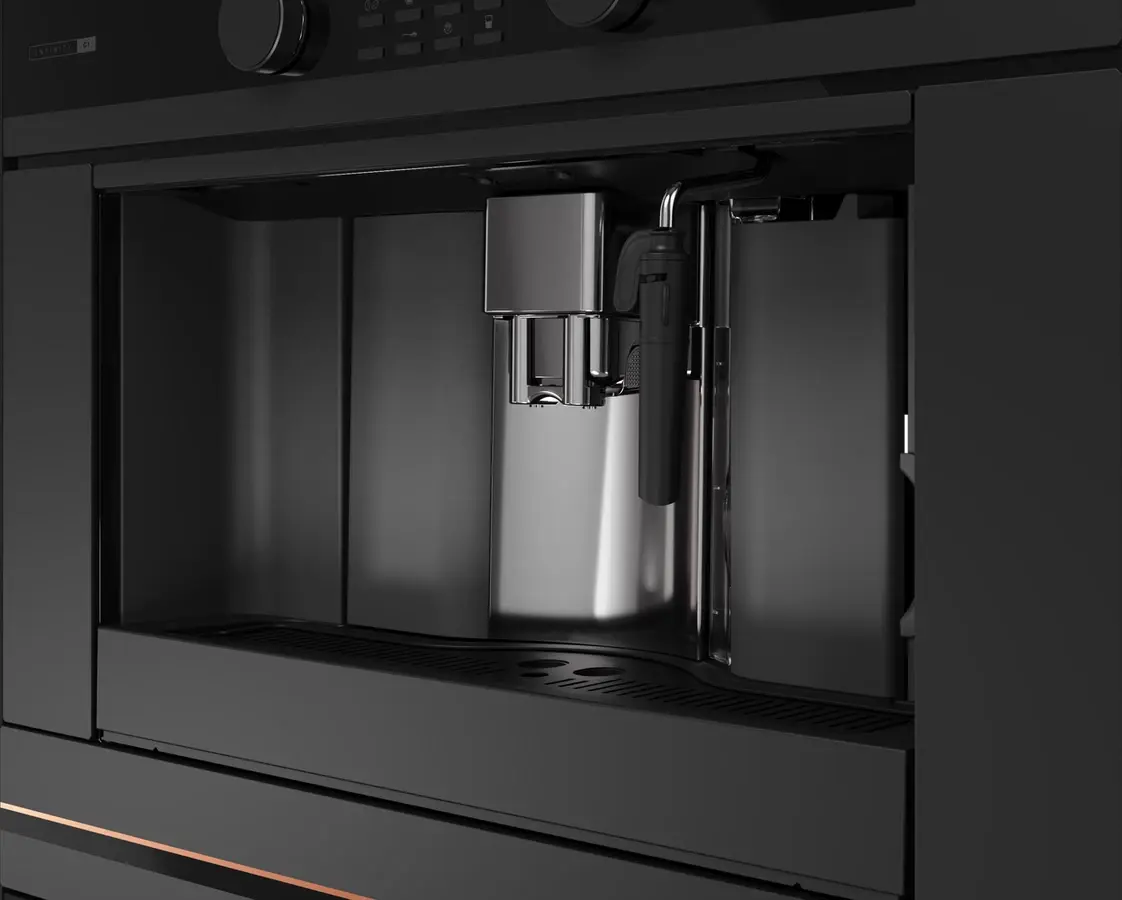 Teka CLC 85-G1 GM BM Infinity G1 Built-in Automatic Espresso Machine, 15 Bar, Integrated Steel Grinder, Touch Control, Matte Black, 1.8L Tank