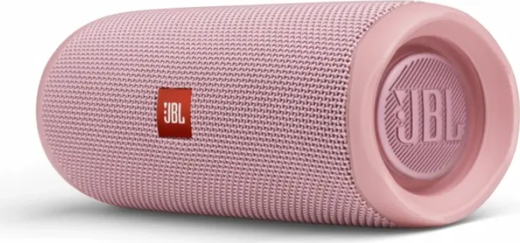 JBL Flip 5 Portable Bluetooth Speaker, Pink, 20W RMS, IPX7 Waterproof, 12h Battery Life, PartyBoost Stereo Pairing, USB Type-C Charging