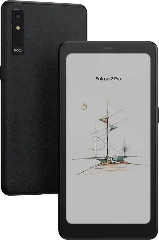 ONYX BOOX Palma 2 Pro 6.13" Kaleido 3 Color E Ink Tablet, 8GB RAM, 128GB, 5G Data, Android 15, 16MP Camera, Stylus Support - Black