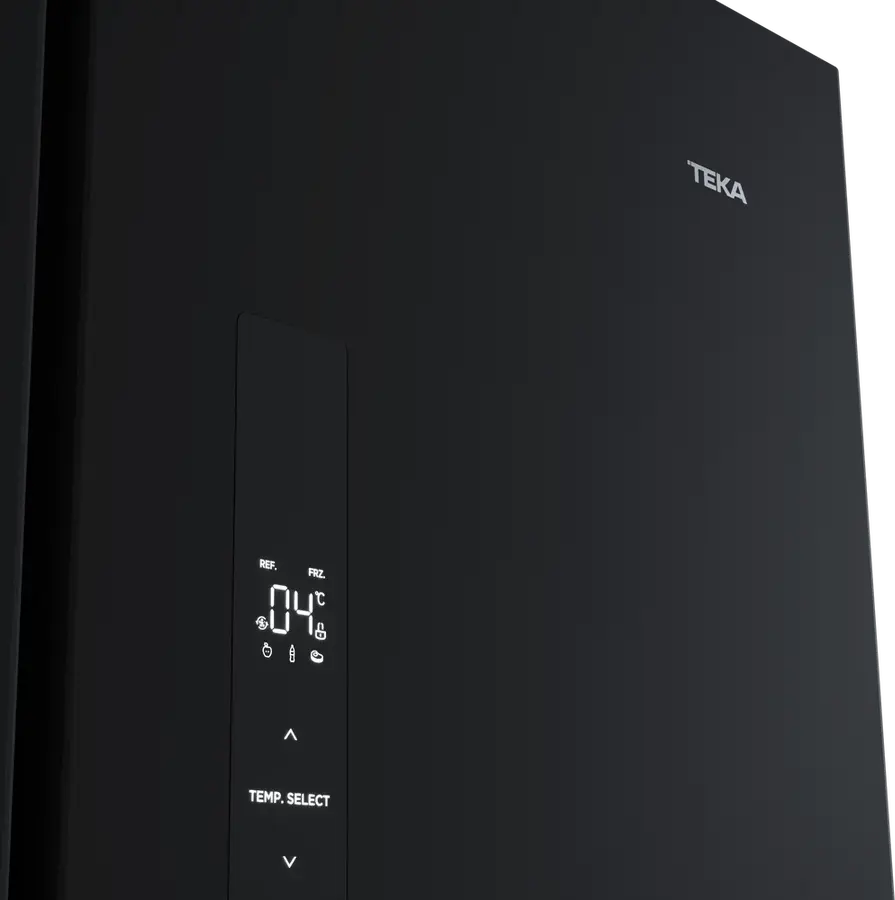 Холодильник Teka RFD 77825 GBK EU French Door, черное стекло Cristal Black, No Frost, ионизатор IONCLEAN, зона Gourmet, объем 500 л, 189x83x65 см