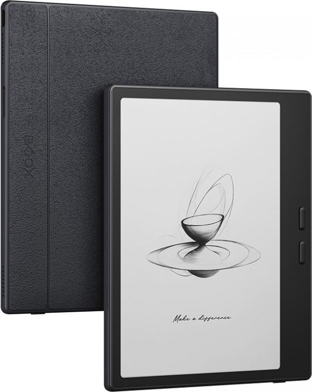 ONYX BOOX Go 7 E-Reader, Black, 7" E Ink Carta 1300, 300 PPI, Octa-core 2.4GHz, 4GB RAM, 64GB, Android 13, Page-Turn Buttons, MicroSD Slot
