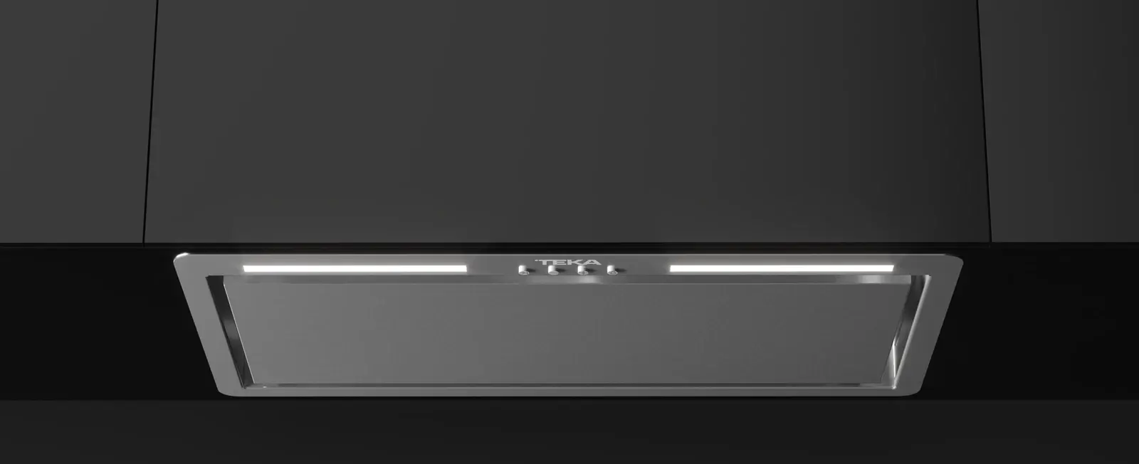 Teka GFL 57760 EOS IX Built-in Filter Group Hood, Stainless Steel, Rim Extraction, EcoPower Motor, 760 m3/h Max Airflow, LED Lighting, Energy Class A+