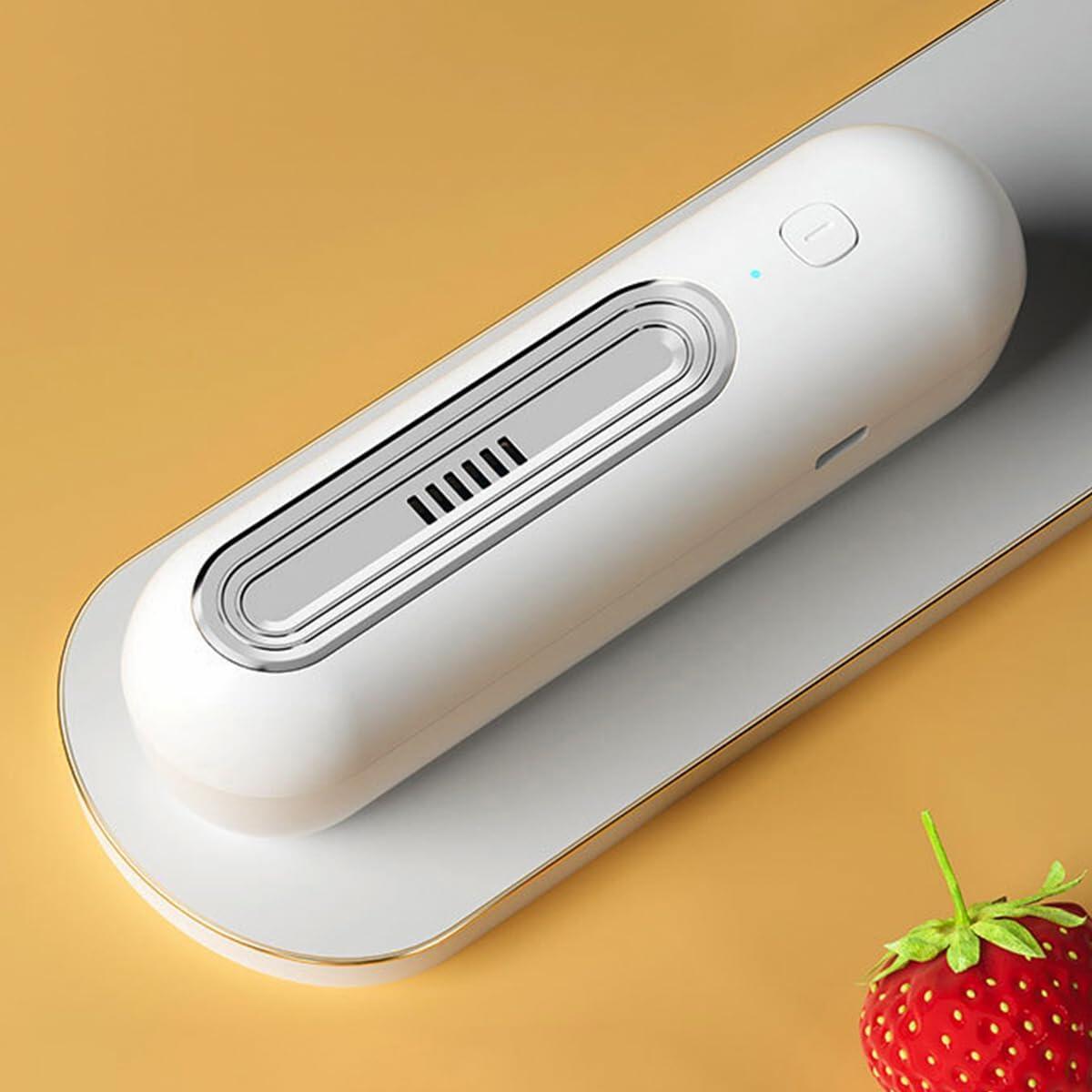 WANGCL Refrigerator Deodorizer W8, Rechargeable Ozone Generator, 2000mAh Battery, 2 Modes, Air Purifier for Fridge, Wardrobe and Shoe Cabinet