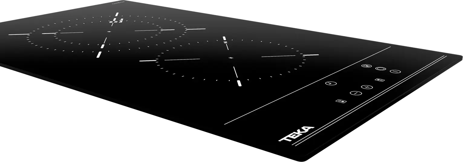 Teka TZC 32320 BK TTC VarioPro Modular Vitroceramic Domino Hob, 2 Cooking Zones, Touch Control, Ceramic Glass, Child Lock, Timer, 30x51 cm
