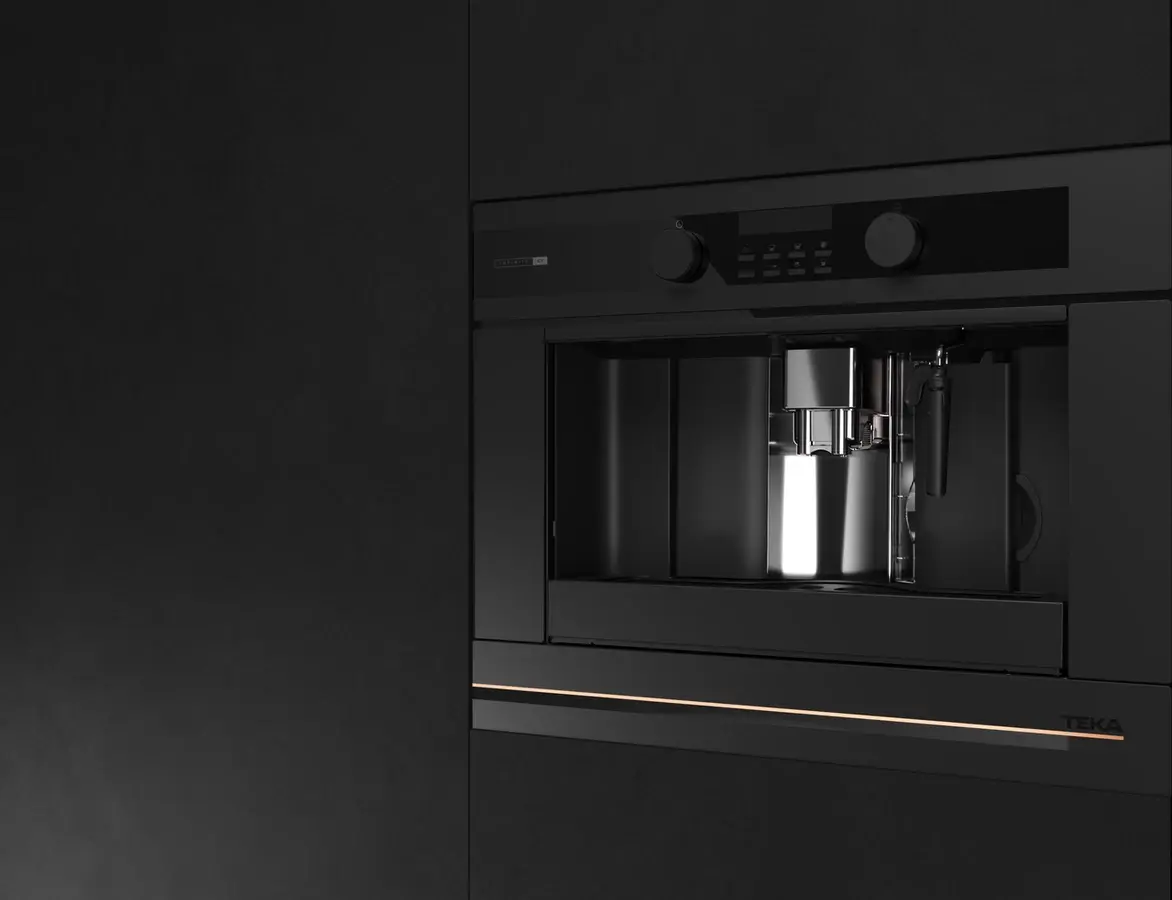 Teka CLC 85-G1 GM BM Infinity G1 Built-in Automatic Espresso Machine, 15 Bar, Integrated Steel Grinder, Touch Control, Matte Black, 1.8L Tank