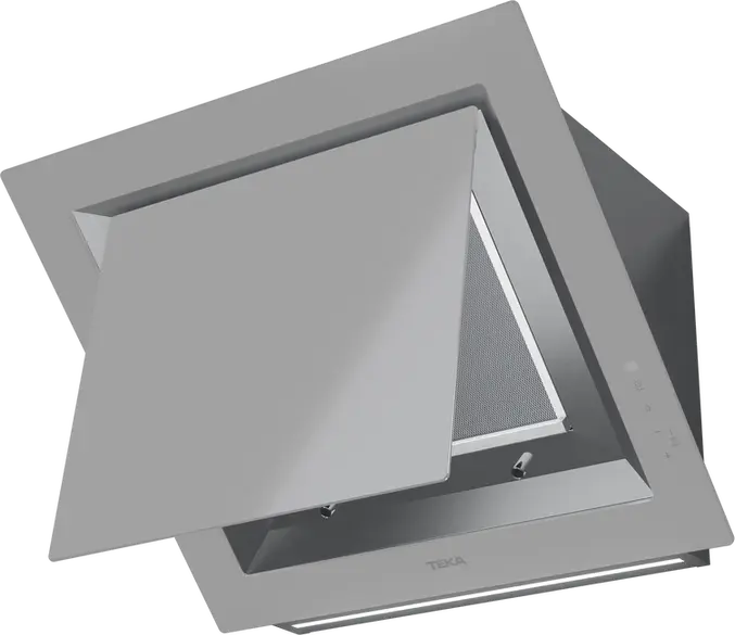 Hota Decorativă Verticală Teka DLV 68660 SM TOS, Urban Colors Steam Grey, 600mm, Control Touch, Iluminare LED, Funcție Fresh AIR, Motor EcoPower, 725 m3/h