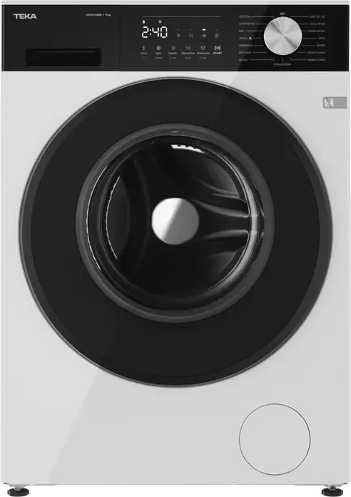 Стиральная машина Teka WM 20941 W EU SmartCare с фронтальной загрузкой, 9 кг, 1400 об/мин, инверторный мотор BLDC, функция Steam Care, 15 программ, класс A-10%