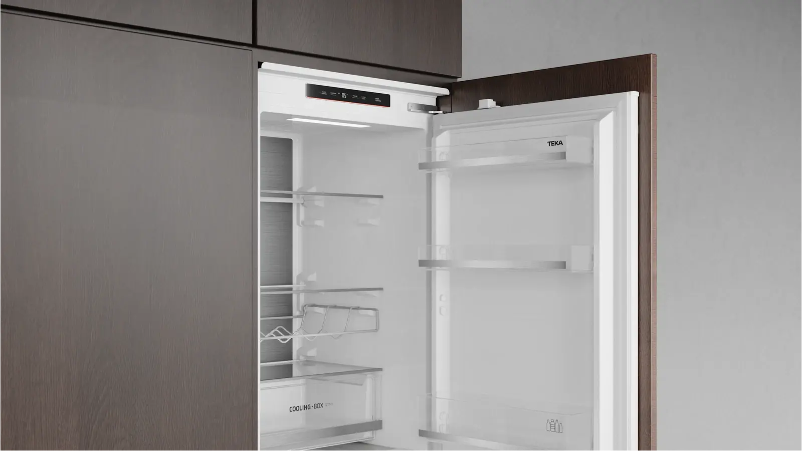 Teka RBF 73395 FI Built-in Bottom Freezer Refrigerator, Total No Frost, Inverter Compressor, 267L Capacity, Energy Class C, VitaCare Box, 178.5cm