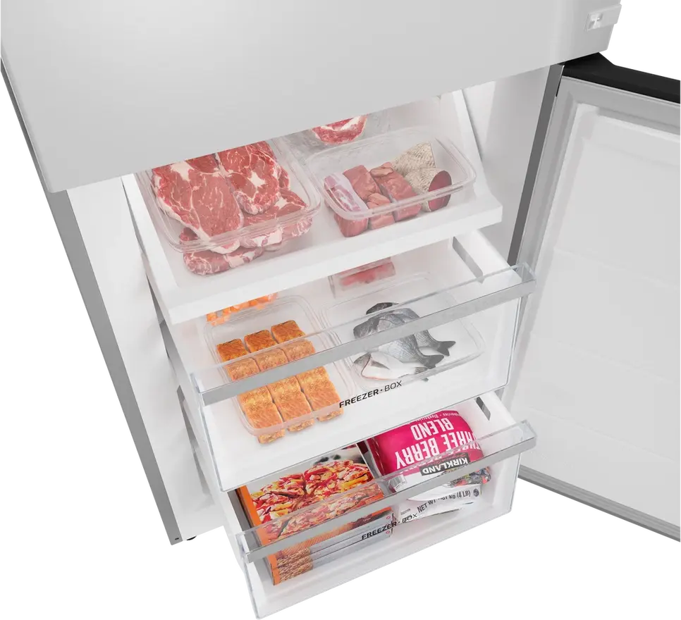 Teka RBF 64670 WH Free-standing Bottom Freezer Refrigerator, Total No Frost, 338L Capacity, Energy Class C, White, 59.5x70x185 cm