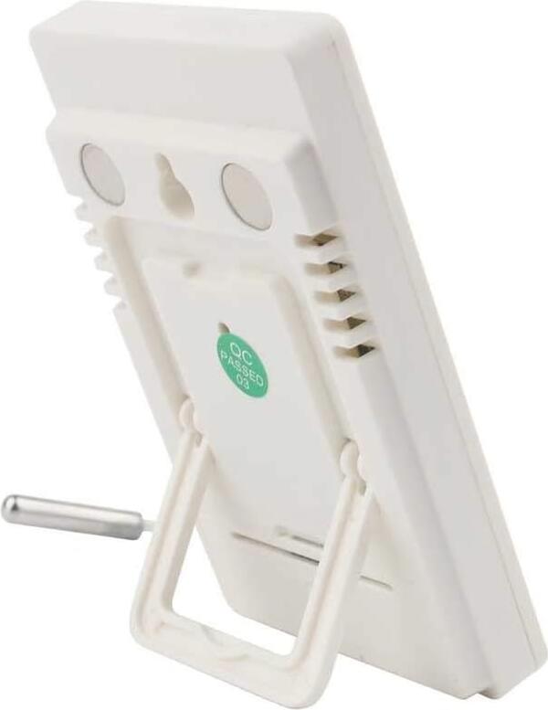 Termometru și Higrometru Electronic Interior/Exterior cu Sonda Externă și Magnet, -50°C...+70°C, 10-99% Umiditate, Indicator Confort, ABS, 98x58x14mm