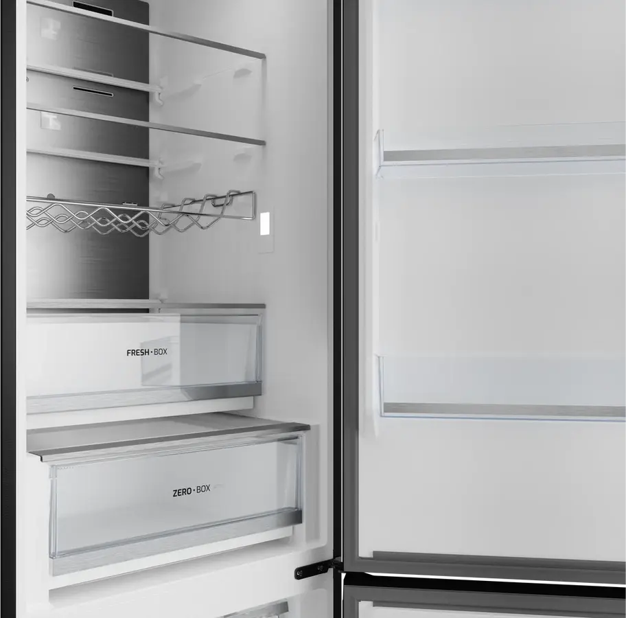 Teka RBF 88670 Van Gogh Free-standing Combi Refrigerator Freezer, Total No Frost, Inverter Motor, Dark Grey Crystal, 378L, Energy Class C, 59.5x70x201 cm