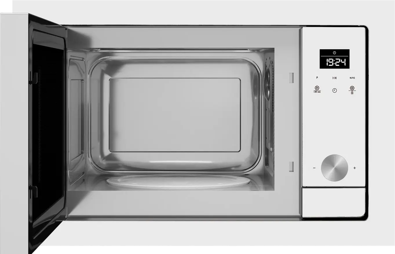 Teka ML 8200 BIS Built-in Microwave with Grill, Urban Colours Edition White Crystal, 1200W/1000W, 20L Capacity, Stainless Steel Interior, Touch Control