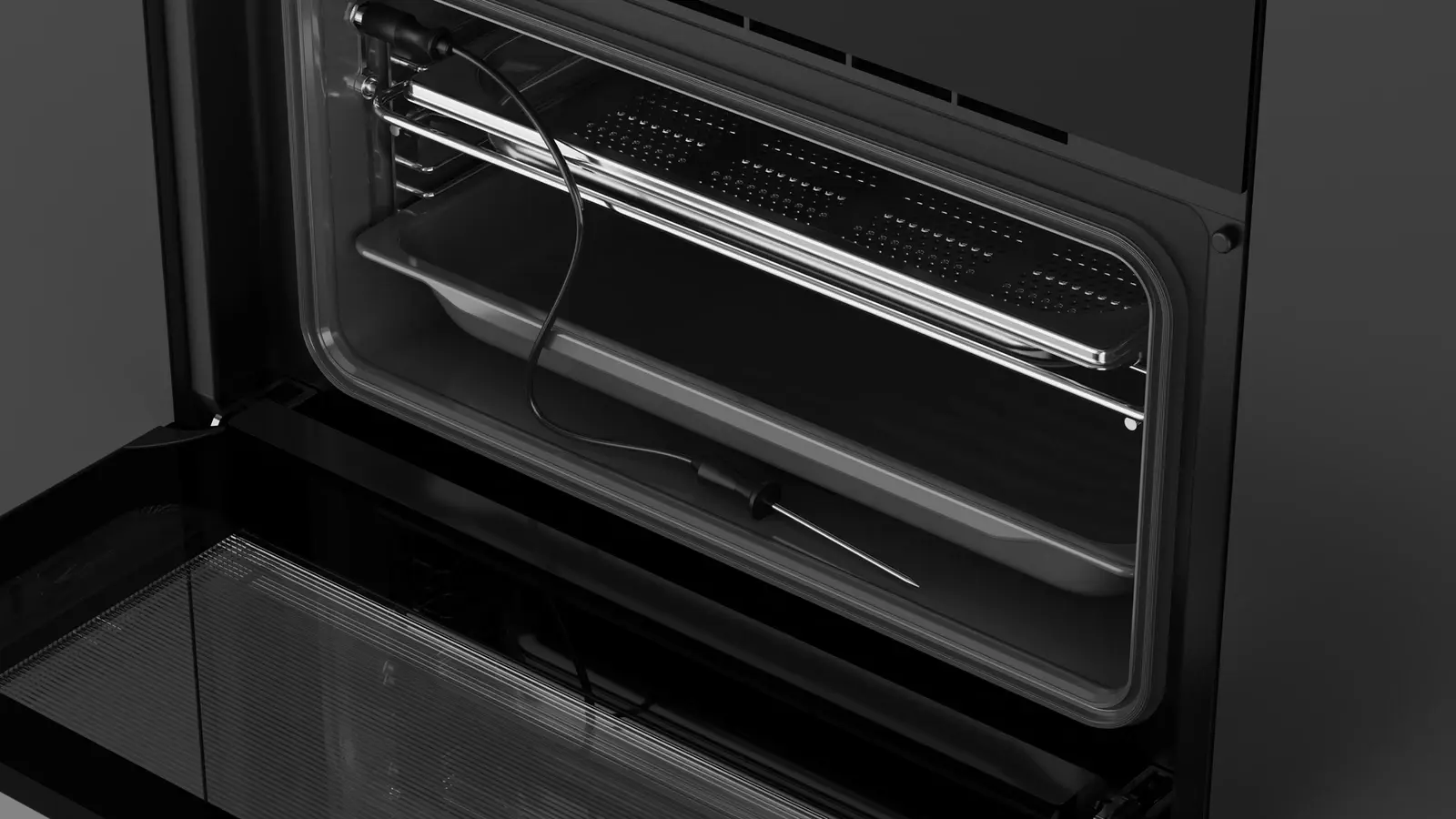 Cuptor Compact Multifunctional cu Abur Teka HLC 8470 SC BK, 44L, Clasa Energetică A+, HydroClean PRO, Ecran TFT Touch, Sticlă Neagră