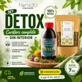 Set Detox Florado - Kit Natural pentru Purificarea Organismului cu Mix de Plante 60g și Supliment Alimentar Lichid 200ml pentru Ficat și Rinichi