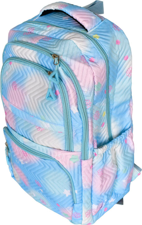 Rucsac Școlar 1003R, Poliester Rezistent, 30x40x15cm, Bretele Reglabile, Compartimente Interioare, Multicolor
