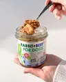 Pet Cafe Rabbit and Beef Premium Holistic Sterilized Stew for Dogs, 100% Natural Grain-Free Wet Food, 250g Glass Jar