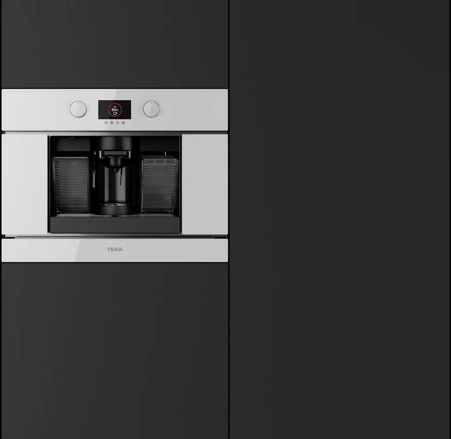 Teka CLC 8350 MC Built-in Espresso Machine, Urban Colours White Crystal, 19 Bar Pump, TFT Touch Display, Capsules & Ground Coffee, 1L Tank