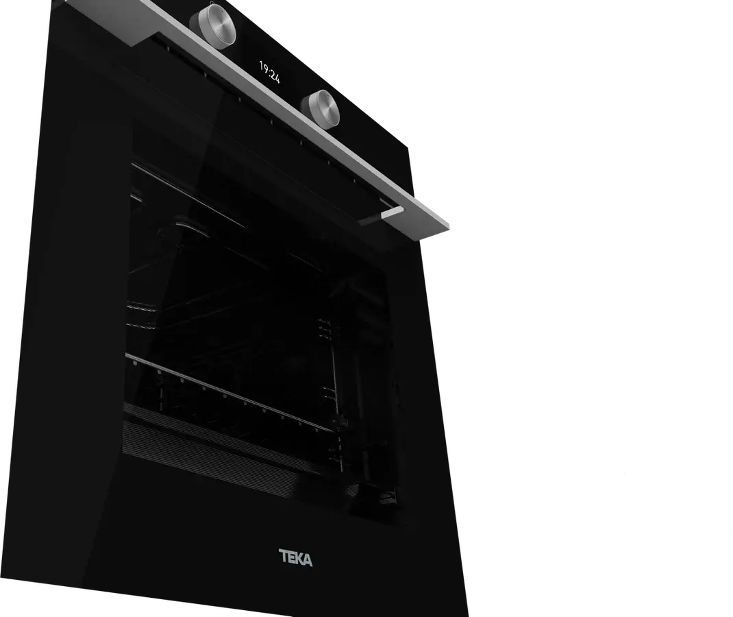 Teka HLB 8600 BK Multifunction Built-in Oven, A+ Energy Class, 70L Capacity, 12 Cooking Functions, HydroClean PRO, TFT Display, Telescopic Guides