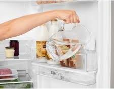 Frigider Combinat Beko RCNA366DSN 340L, NoFrost, NeoFrost Dual Cooling, Dispensator Apa, Afisaj Digital Extern, Gri, 185x60x65 cm