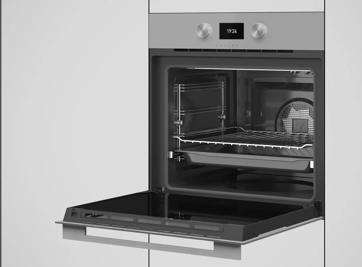 Teka HLB 8600 SM Urban Colours Built-in Multifunction Oven, SurroundTemp, 70L Capacity, A+ Energy Class, HydroClean PRO, TFT Display, Steam Grey