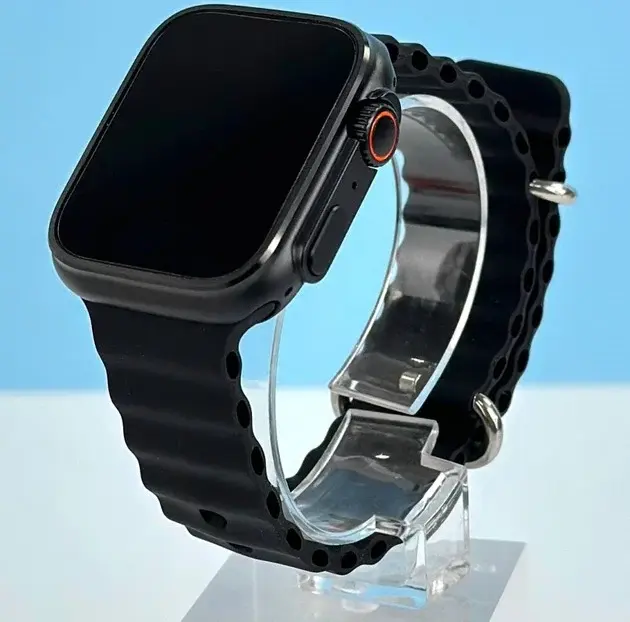 Hoco C900 Ultra Smart Watch — черные, 2,09-дюймовый HD-дисплей, вызовы по Bluetooth, монитор сердечного ритма и SpO2, водонепроницаемость IP65, фитнес-трекер для Android/iOS