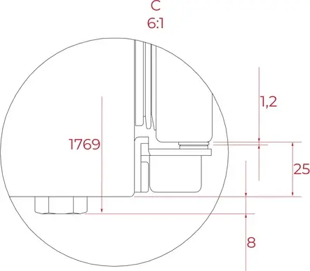 Frigider Înglobabil Combinat Teka RBF 73380, LongLife No Frost, ZeroBox și VitaCare Box, Clasa Energetică E, Capacitate Totală 244L, Alb