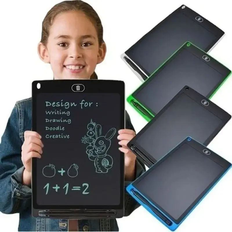 Magic Pad 25cm LCD Writing Tablet, Rainbow Digital Drawing Board with Stylus, One-Button Erase & Screen Lock, Reusable Paperless Sketch Pad for Kids & Adults