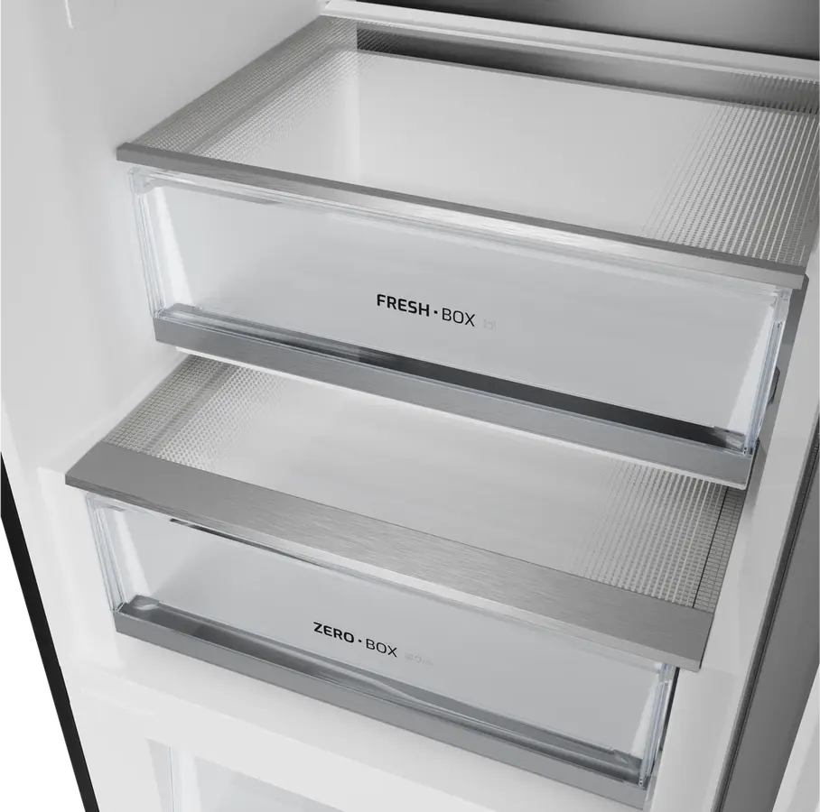 Teka RBF 88680 SS Free-standing Bottom Freezer Refrigerator, Total No Frost, Inverter Compressor, Stainless Steel, 378L Capacity, 59.5x201x70 cm