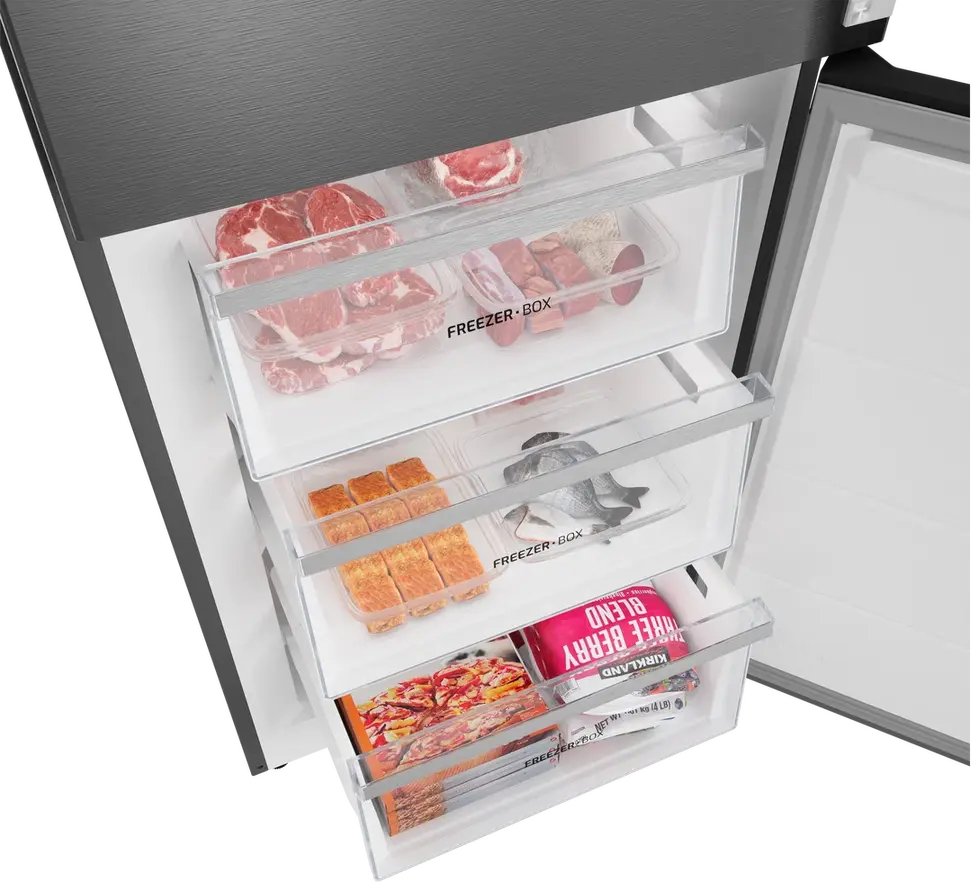 Teka RBF 88680 SS Free-standing Bottom Freezer Refrigerator, Total No Frost, Inverter Compressor, Stainless Steel, 378L Capacity, 59.5x201x70 cm