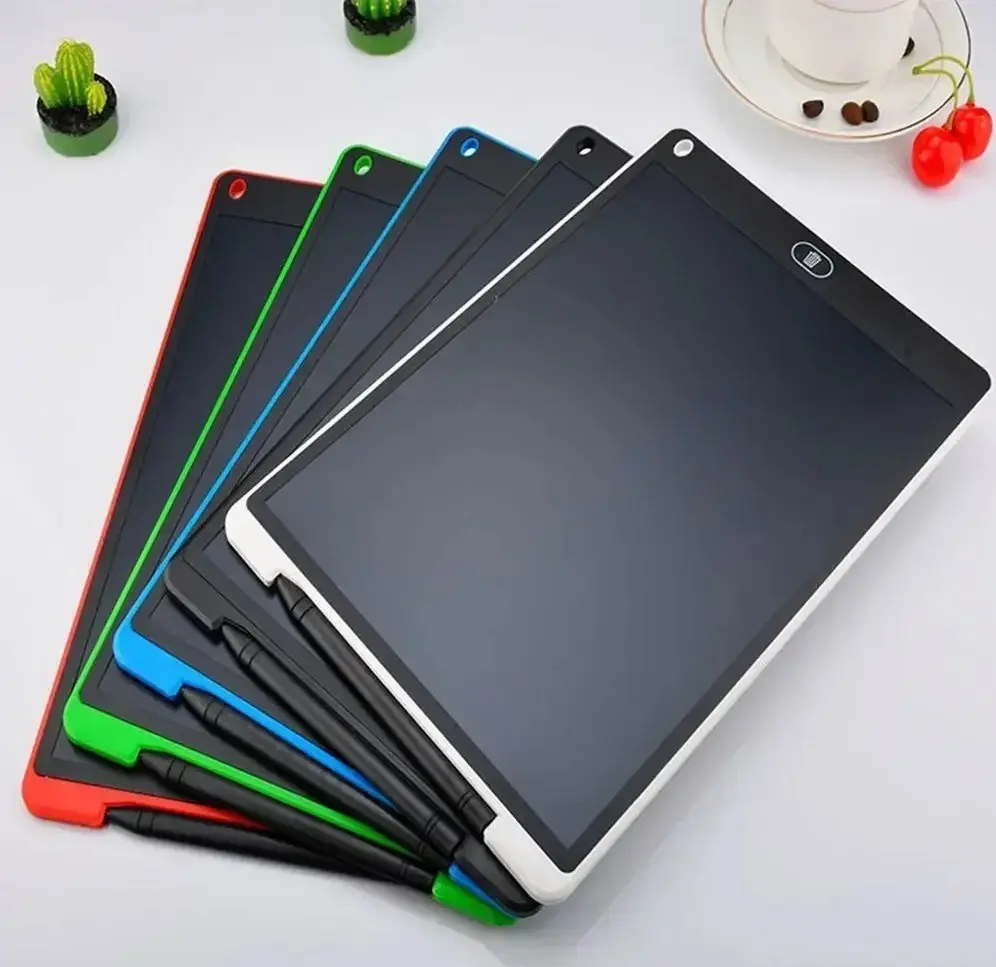 Magic Pad 25cm LCD Writing Tablet, Rainbow Digital Drawing Board with Stylus, One-Button Erase & Screen Lock, Reusable Paperless Sketch Pad for Kids & Adults