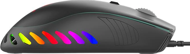 Marvo G985 Gaming Mouse, Pixart 3325 Optical Sensor, 10000 DPI, 7 Programmable Buttons, RGB Lighting, Braided USB Cable, Ergonomic Right-Hand Design