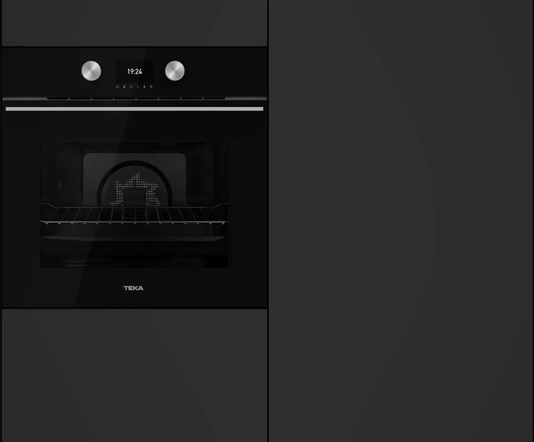 Teka HLB 8600 BK Multifunction Built-in Oven, A+ Energy Class, 70L Capacity, 12 Cooking Functions, HydroClean PRO, TFT Display, Telescopic Guides
