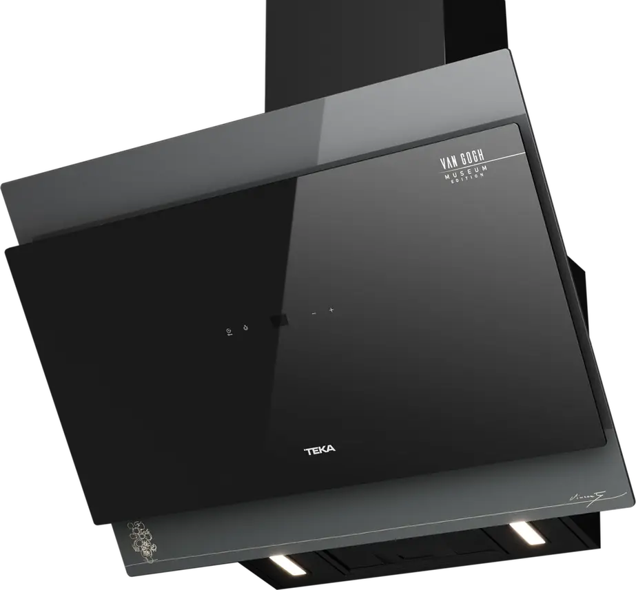 Teka DVT-VG 68660 TOS BK Van Gogh Museum Edition Decorative Hood, 60cm, Dark Grey Crystal & Black, EcoPower Motor, Touch Control, FreshAir, LED
