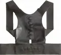 Magnetic Posture Corrector Corset - Size S, 12 Therapeutic Magnets, 80% Neoprene & Polyester, Adjustable Velcro Straps for Spinal Alignment & Back Support, Unisex