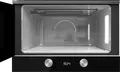 Teka ML 8220 BIS Built-in Microwave with Grill, Urban Colors Edition, Ceramic Base without Turntable, 22L Capacity, Stainless Steel Cavity, Black Glass