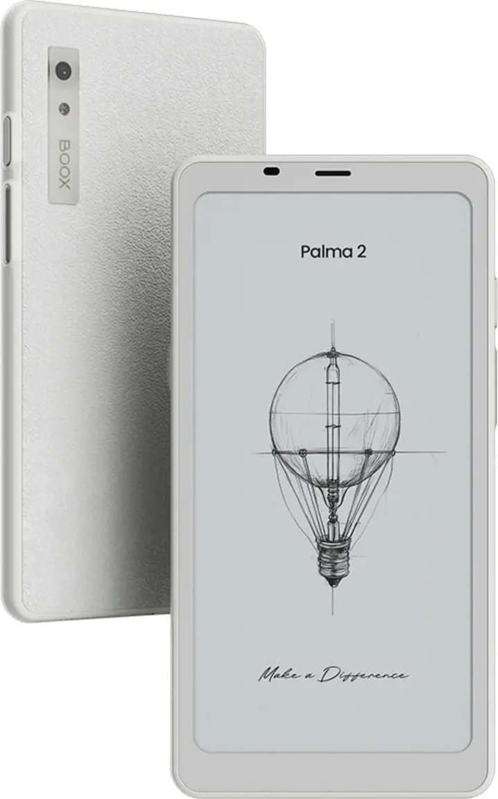 ONYX BOOX Palma 2 Mobile ePaper E-Reader, 6.13" E Ink Carta 1200, 300 PPI, Octa-Core, 6GB RAM, 128GB, Android 13, Fingerprint Sensor - White