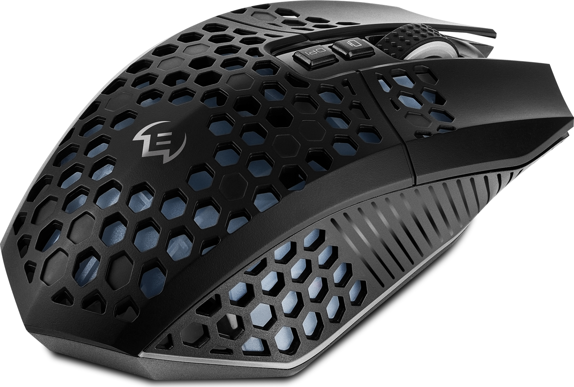 SVEN RX-G940W Wireless Gaming Mouse, Silent Buttons, Honeycomb Shell, RGB, 3600 DPI, 7 Buttons, 2.4GHz, Rechargeable