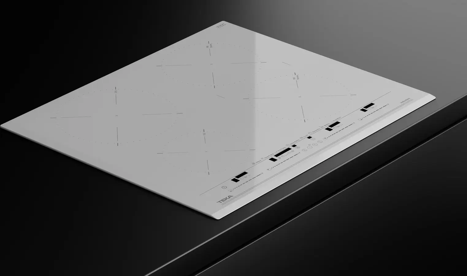 Индукционная варочная панель Teka IZC 64630 MST MasterSense, 60 см, стекло Steam Grey, управление MultiSlider Touch, 5 зон с функцией Syncro и Power Plus