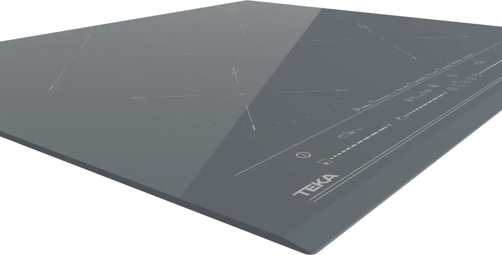 Plita cu Inductie Teka IZC 64630 MST MasterSense Urban Colours, 5 Zone cu Syncro si Senzori de Temperatura, Control MultiSlider, Sticla Gri Pietre